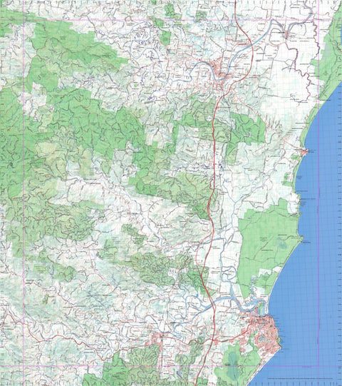 Getlost Map 9435 KEMPSEY NSW Topographic Map V15 1:75,000
