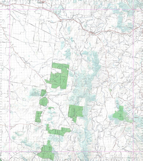 Getlost Map 8938 GRAVESEND NSW Topographic Map V15 1:75,000