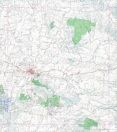 Getlost Map 9138 INVERELL NSW Topographic Map V15 1:75,000