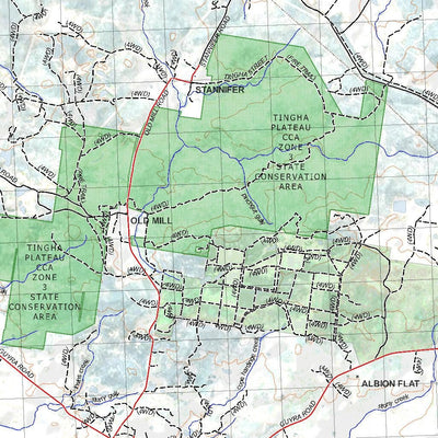 Getlost Map 9138 INVERELL NSW Topographic Map V15 1:75,000