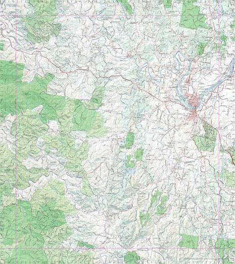 Getlost Map 9438 GRAFTON NSW Topographic Map V15 1:75,000