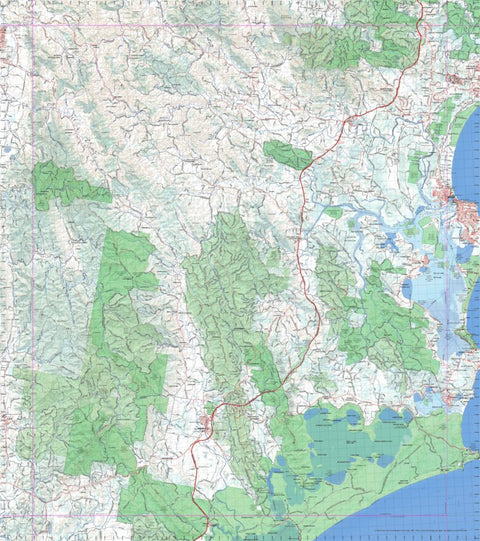 Getlost Map 9333 BULAHDELAH NSW Topographic Map V15 1:75,000