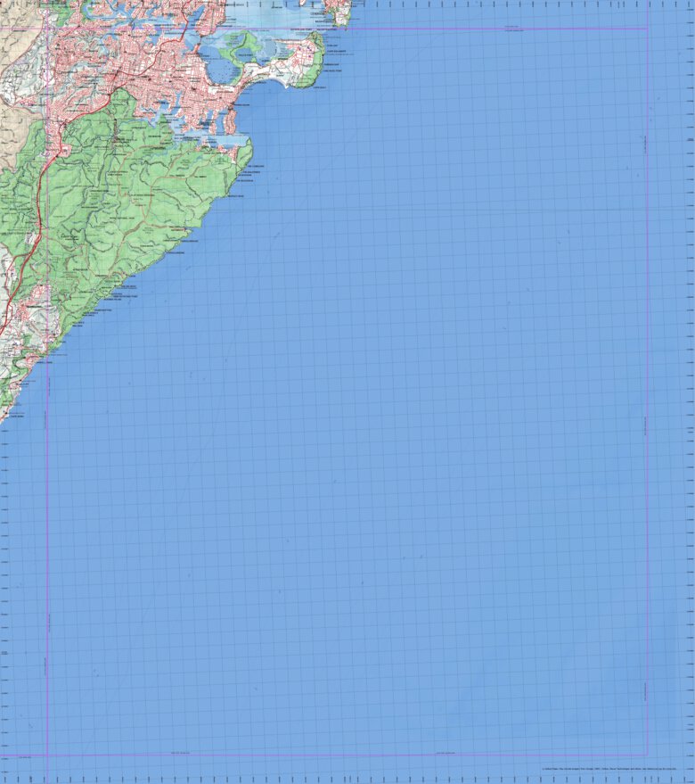 Getlost Map 9129 PORT HACKING NSW Topographic Map V15 1:75,000 by ...