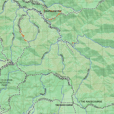 Getlost Map 9335 COWARRAL NSW Topographic Map V15 1:75,000