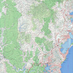 Getlost Map 9131 GOSFORD NSW Topographic Map V15 1:75,000