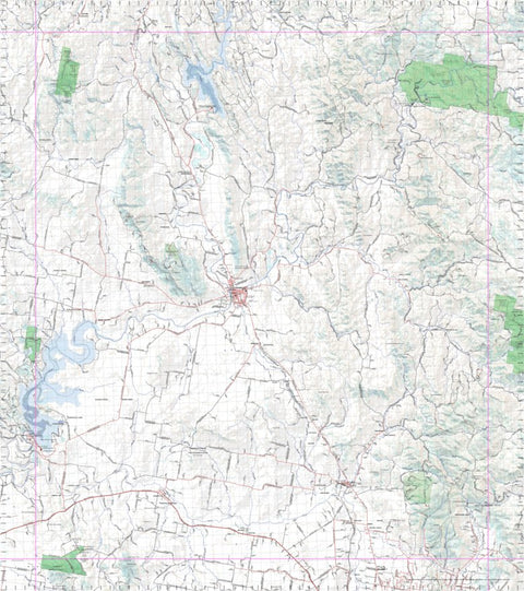 Getlost Map 9036 MANILLA NSW Topographic Map V15 1:75,000