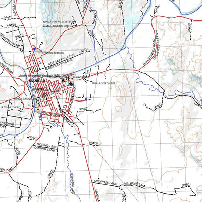 Getlost Map 9036 MANILLA NSW Topographic Map V15 1:75,000