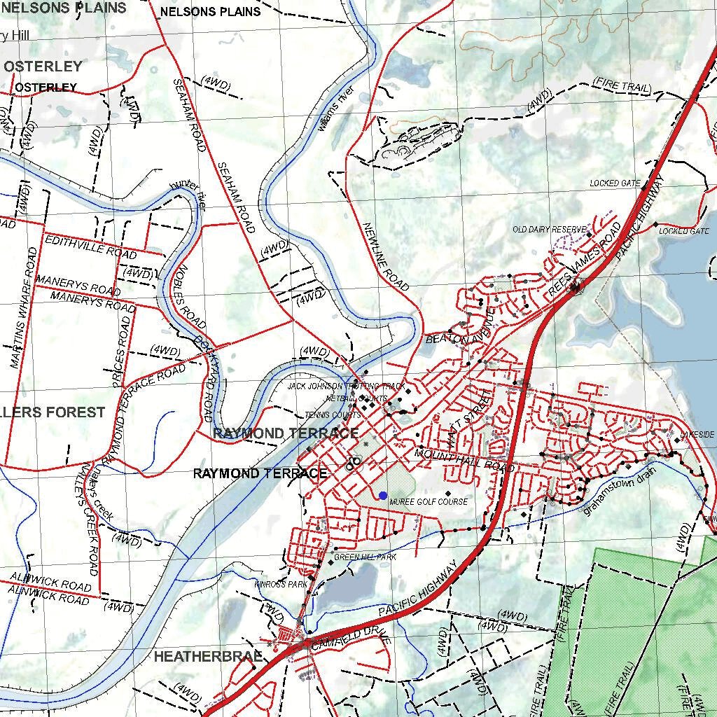 Getlost Map 9232 NEWCASTLE NSW Topographic Map V15 175,000 by Getlost Maps Avenza Maps