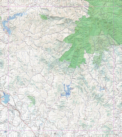 Getlost Map 9133 CAMBERWELL NSW Topographic Map V15 1:75,000