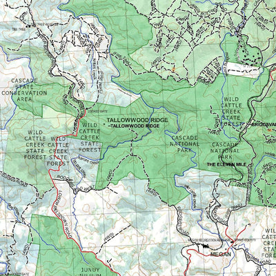Getlost Map 9437 DORRIGO NSW Topographic Map V15 1:75,000