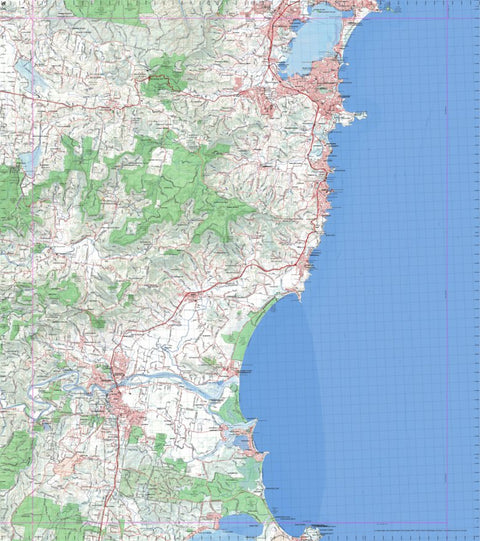 Getlost Map 9028 KIAMA NSW Topographic Map V15 1:75,000
