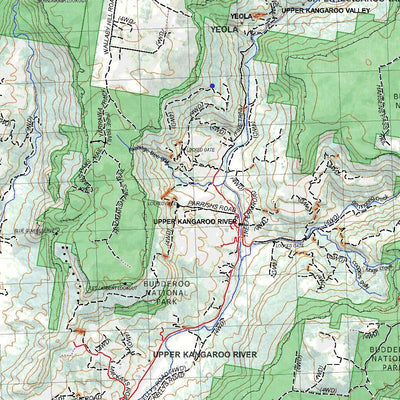 Getlost Map 9028 KIAMA NSW Topographic Map V15 1:75,000
