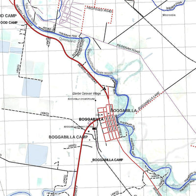 Getlost Map 8940 GOONDIWINDI NSW Topographic Map V15 1:75,000