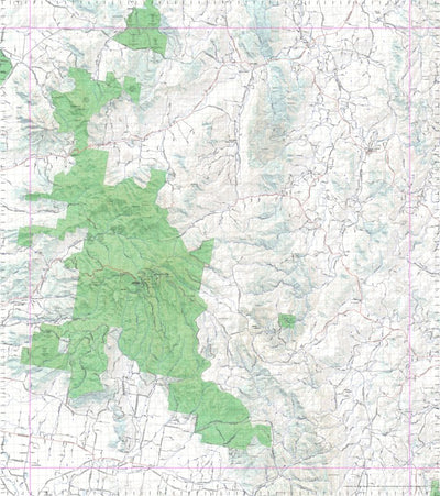 Getlost Map 8937 HORTON NSW Topographic Map V15 1:75,000