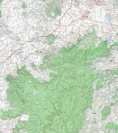 Getlost Map 8928 MOSS VALE NSW Topographic Map V15 1:75,000