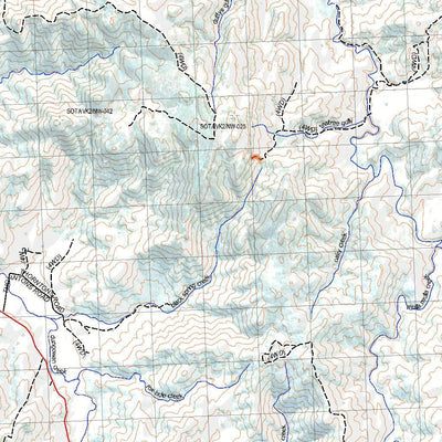Getlost Map 9135 NUNDLE NSW Topographic Map V15 1:75,000