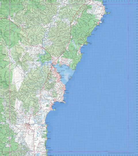 Getlost Map 8926 BATEMANS BAY NSW Topographic Map V15 1:75,000