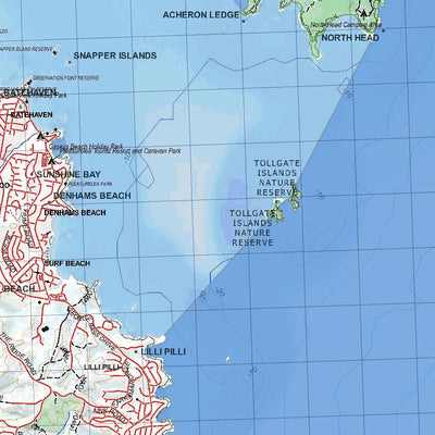 Getlost Map 8926 BATEMANS BAY NSW Topographic Map V15 1:75,000