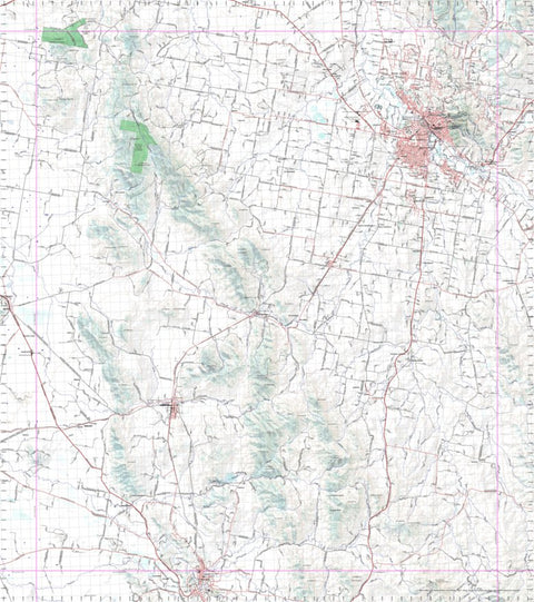 Getlost Map 9035 TAMWORTH NSW Topographic Map V15 1:75,000