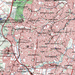 Getlost Map 9030 PENRITH NSW Topographic Map V15 1:75,000