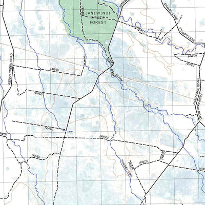 Getlost Map 8737 WEE WAA NSW Topographic Map V15 1:75,000