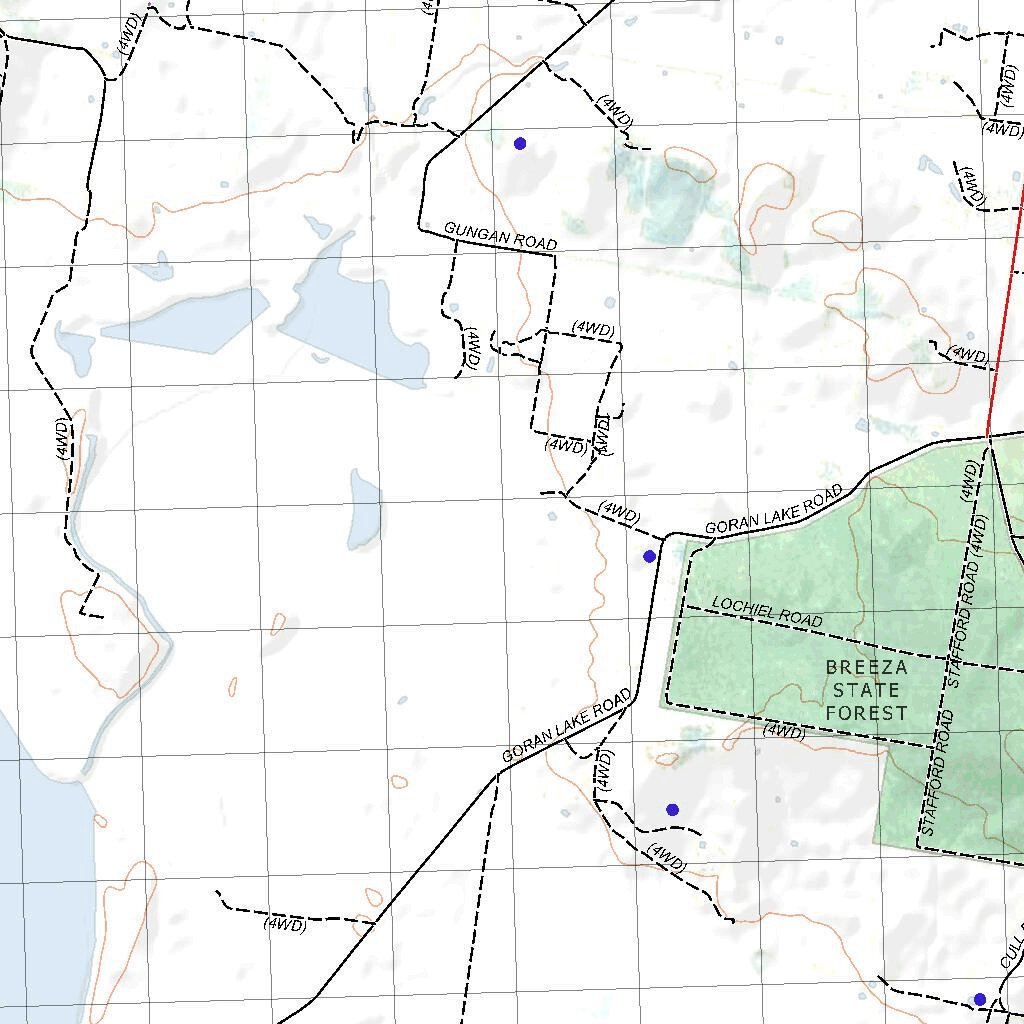 Getlost Map 8935 CURLEWIS NSW Topographic Map V15 175,000 by Getlost