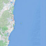 Getlost Map 8925 NAROOMA NSW Topographic Map V15 1:75,000