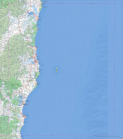 Getlost Map 8925 NAROOMA NSW Topographic Map V15 1:75,000