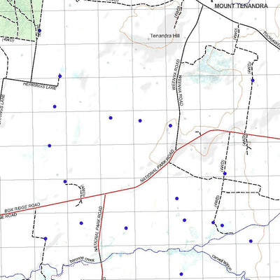 Getlost Map 8635 TENANDRA NSW Topographic Map V15 1:75,000