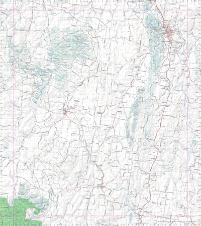 Getlost Map 8632 WELLINGTON NSW Topographic Map V15 1:75,000