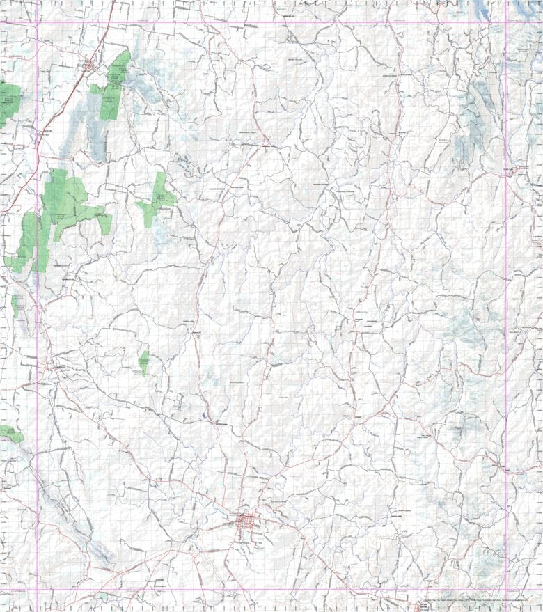 Getlost Map 8629 BOOROWA NSW Topographic Map V15 175,000 by Getlost