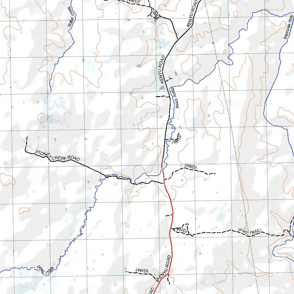 Getlost Map 8629 BOOROWA NSW Topographic Map V15 175,000 by Getlost