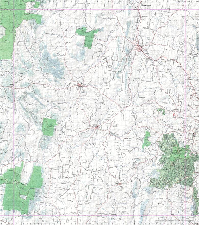 Getlost Map 8631 MOLONG NSW Topographic Map V15 175,000 by Getlost