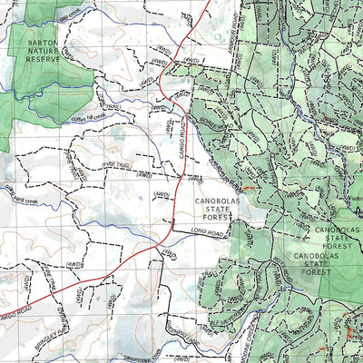 Getlost Map 8631 MOLONG NSW Topographic Map V15 1:75,000