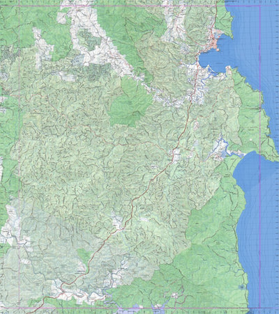 Getlost Map 8823 EDEN NSW Topographic Map V15 1:75,000