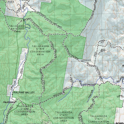 Getlost Map 8827 BRAIDWOOD NSW Topographic Map V15 1:75,000