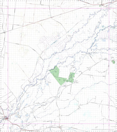 Getlost Map 8740 BURRENBAR NSW Topographic Map V15 1:75,000