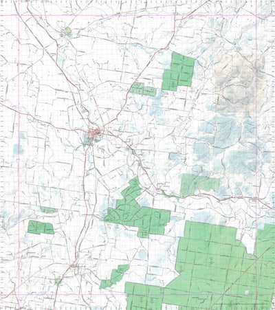 Getlost Map 8634 GILGANDRA NSW Topographic Map V15 1:75,000