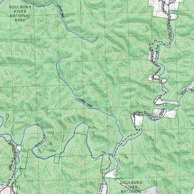 Getlost Map 8933 MERRIWA NSW Topographic Map V15 1:75,000