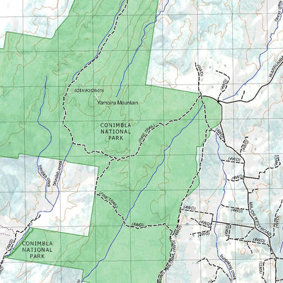 Getlost Map 8530 GRENFELL NSW Topographic Map V15 1:75,000