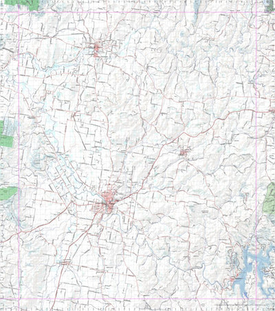 Getlost Map 8630 COWRA NSW Topographic Map V15 1:75,000