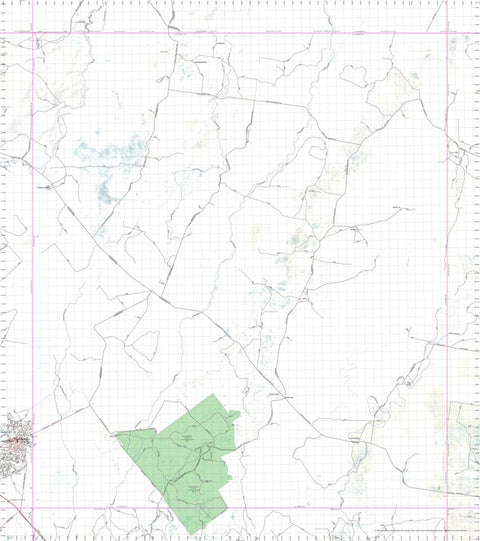 Getlost Map 8539 DUNUMBRAL NSW Topographic Map V15 1:75,000