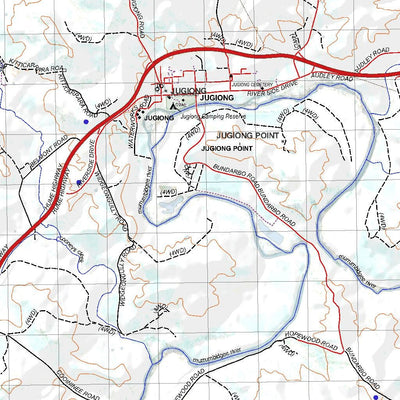 Getlost Map 8528 COOTAMUNDRA NSW Topographic Map V15 1:75,000