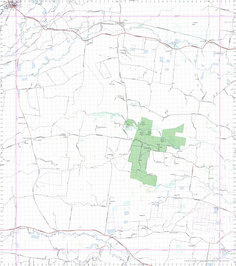 Getlost Map 8739 BUNARBA NSW Topographic Map V15 1:75,000