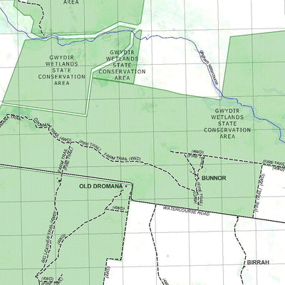 Getlost Map 8739 BUNARBA NSW Topographic Map V15 1:75,000