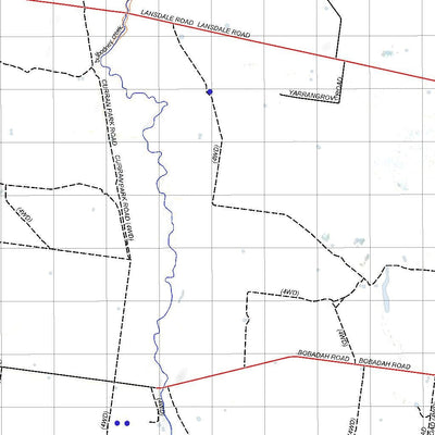 Getlost Map 8333 TOTTENHAM NSW Topographic Map V15 1:75,000