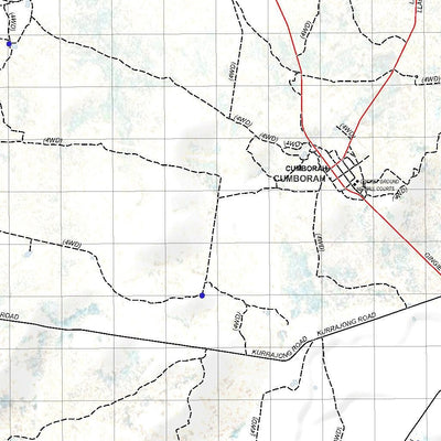 Getlost Map 8438 CUMBORAH NSW Topographic Map V15 1:75,000
