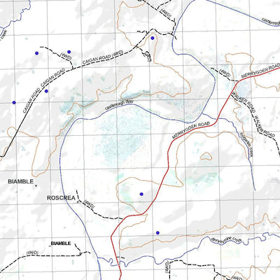Getlost Map 8734 MENDOORAN NSW Topographic Map V15 1:75,000