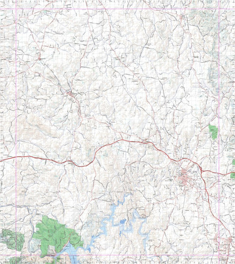 Getlost Map 8628 YASS NSW Topographic Map V15 1:75,000