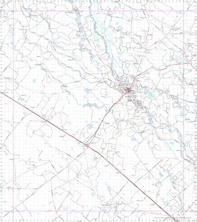 Getlost Map 8434 WARREN NSW Topographic Map V15 1:75,000
